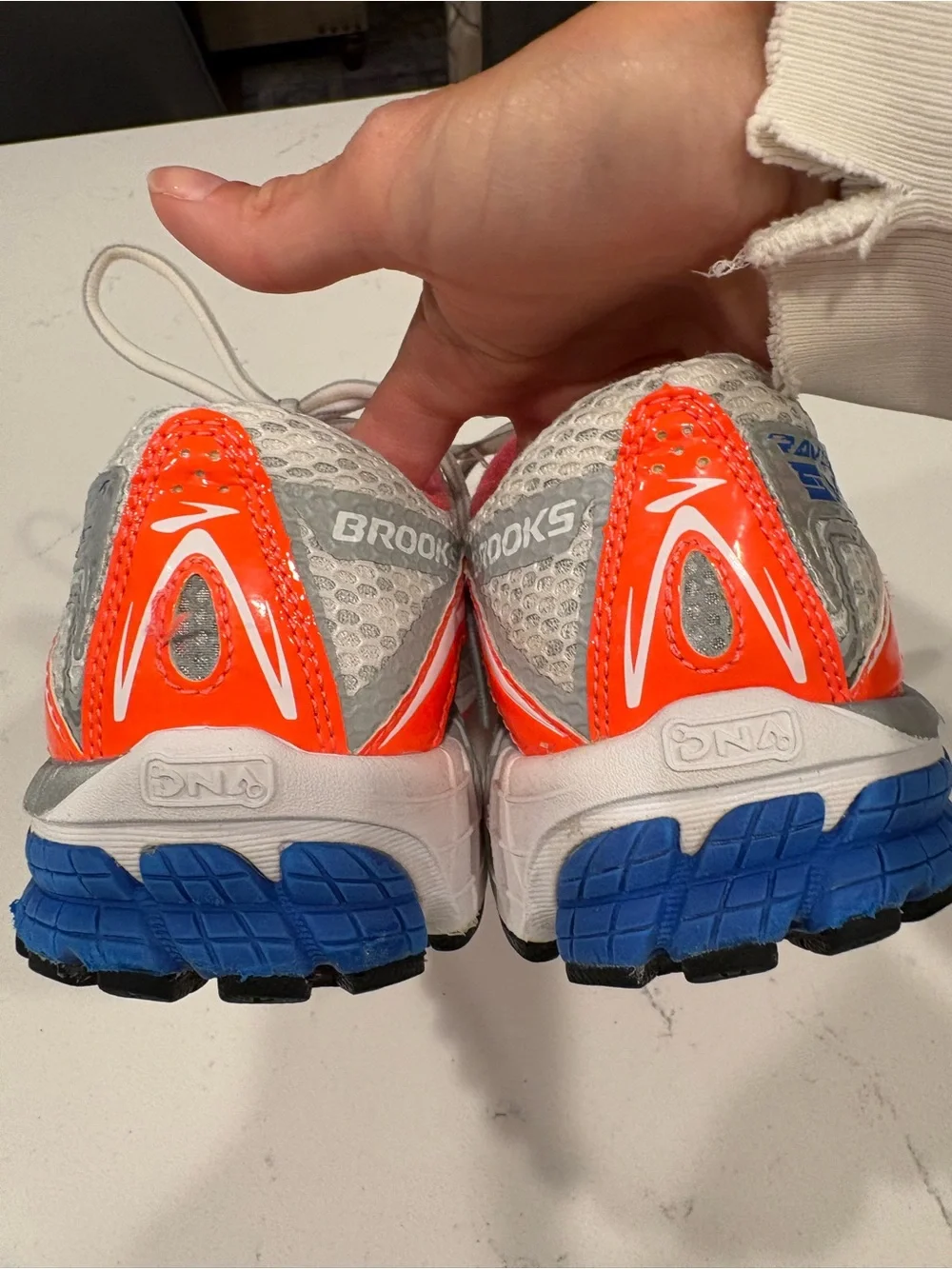 Brooks Women’s Ravenna 5 Running Shoes - Gray, Orange, Pink, Blue